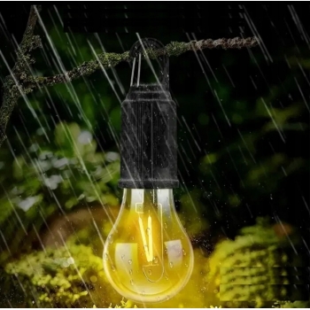 ŻARÓWKA KEMPINGOWA TURYSTYCZNA SOLARNA LED USB C